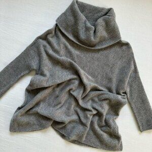 AllSaints Tiff 100% Cashmere Sweater in Grey - Small